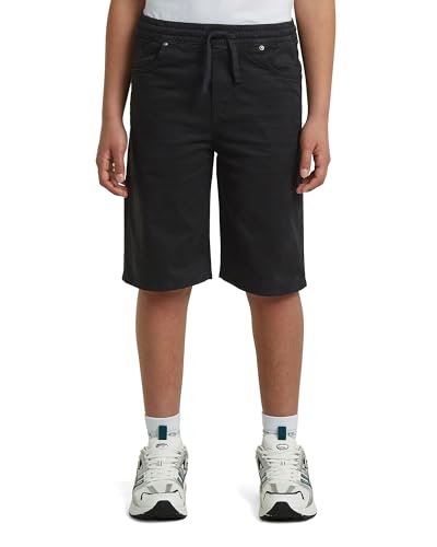 Short noir Dakota vêtement été enfant 16 ans modèle pull on décontracté