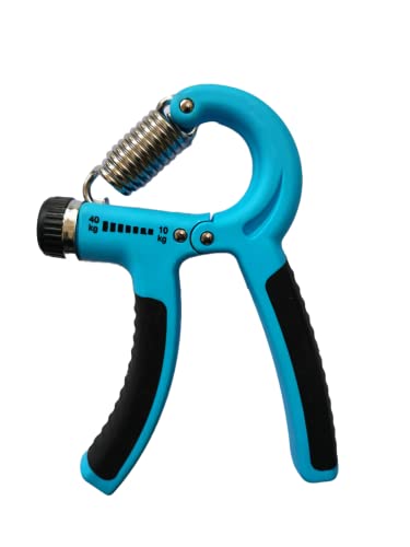 SPIRO Blue Color (Upto 40 Kg. Adjustable), Hand Gripper, Hand Grip Strenthener, Wooden Hand Gripper, Hand Grip Exerciser, Hand Gripper for Men & Women (Model : 0423) (B0BZLY7V3R) Amazon Price History, Amazon Price Tracker
