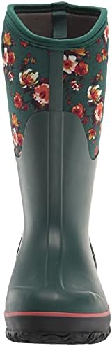 Bogs Women's Classic Tall Wide Calf Rain Boot, Painterly Print-Emerald, 6 | Image 1