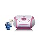 Lenco SCD-24 Kids – CD-Player für Kinder – CD-Radio – mit Aufklebern – Boombox – UKW Radiotuner – Titel Speicher – 2 x 1…