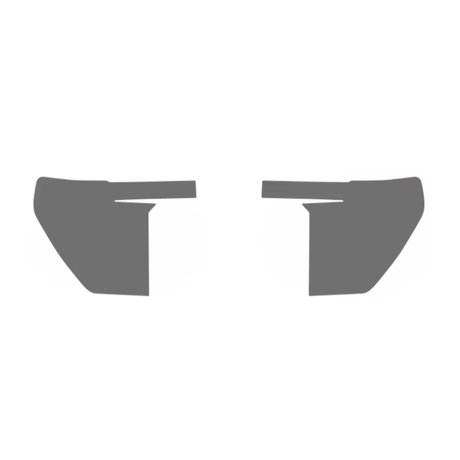 Headlight Film for GMC Sierra 2500HD 2020-2026, 1Set Transparent/Smoke Black Car Headlight TPU Protective Film