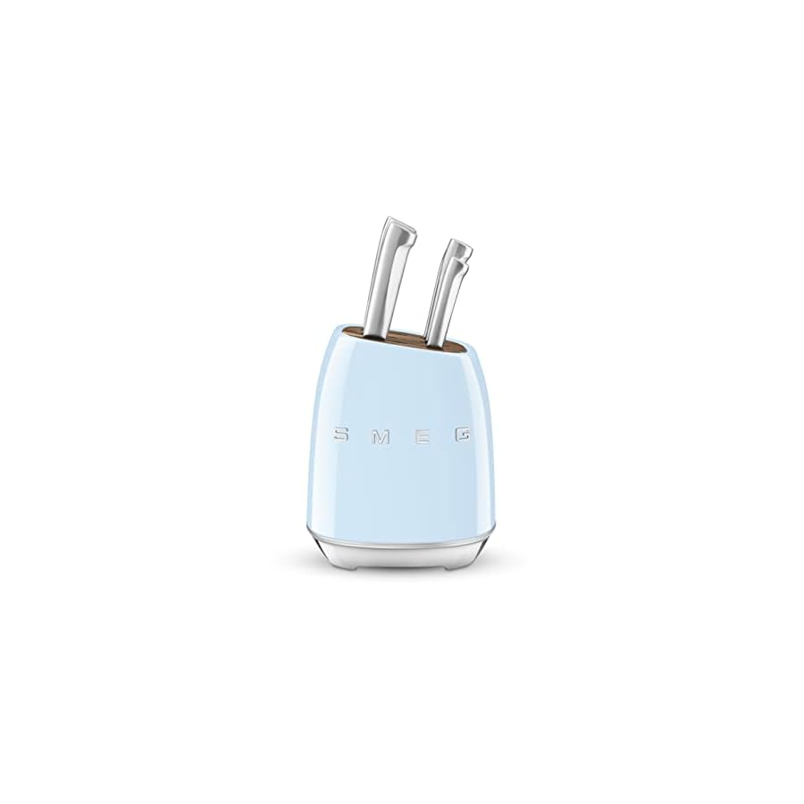 Smeg-Pastel-Blue-Stainless-Steel-Knife-Block-Set Smeg Pastel Blue Stainless Steel Knife Block Set