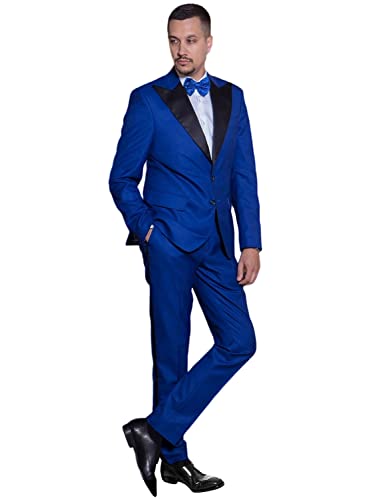 Smoking homme deux pièces costume de cérémonie pour dîner et soirée