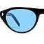 C10-blue Lens/Black Frame
