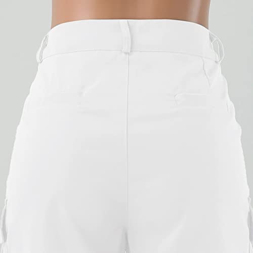 Daygeve Short cargo feminino casual de caminhada com bolsos shorts atléticos de golfe de verão short