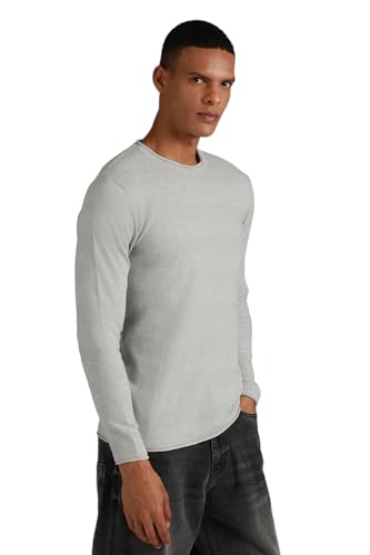 Image of HIGH STAR Men's HSMSWW23106RDNF LY Long Sleeves Regular Fit Sweater