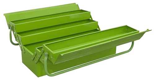 Sealey AP521HV 530mm 4 Tray Cantilever Toolbox - Hi-Vis Green