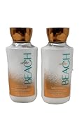 Bath and Body Works At The Beach Super Smooth Body Lotion 8 Oz -2 Pack (At The Beach)