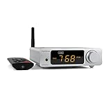 AOSHIDA Topping DX3 Pro+ ES9038Q2M DAC, Bluetooth/USB/Optical/Coaxial to RCA DAC, 3.5mm Headphone Output DAC with 1800mW*2, DSD512 PCM32Bit/768kHz Hi-Res Audio DAC, Digital-Analog Converter (Silver)