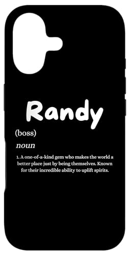 Randy Definition Personalized Name Custom Costume For Randys �X�}�z�P�[�X iPhone 17 �p
