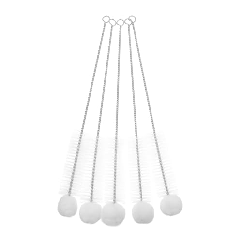 VALICLUD Stainless Handle Cleaning Brush for Labs Flask Home Laboratory Use Softy Tip Brush Set