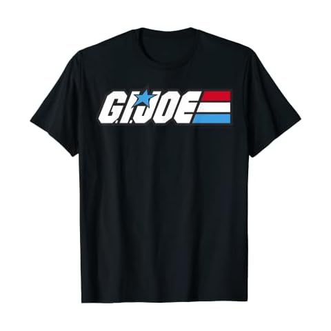 G.I. Joe American Hero Red White & Blue Simple Logo T-Shirt Cover