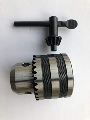 1/32-1/2 INCH JT33 Heavy Duty Drill Chuck With Key - Thumbnail 4