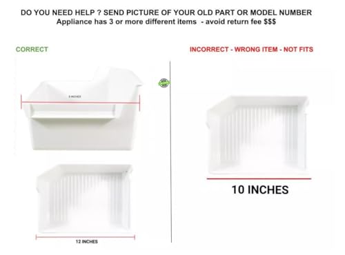 Contenedor para fabricadora de hielo compatible W10898951 miniatura 2