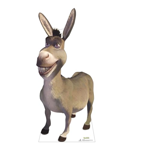 Image of Cardboard People Donkey Life Size Cardboard Cutout Standup - Shrek (2001 Film)