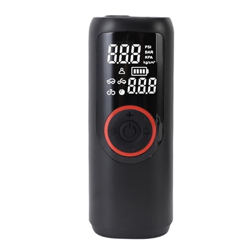 Zunate Gonfleur de Pneus sans Fil, Pompe à Air Portable à Haut Débit, Puissante, pour Vélo, Voiture, Moto, Lumière LED, 150psi