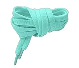  Cordones deportivos planos 125 cm (menta)