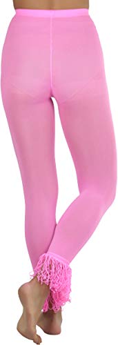 Image of ToBeInStyle Women's Opaque Ankle Long Nylon Footless Fun Tights Pantyhose