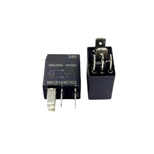 Relais automobile MICS124C1D2 CVEP 5 broches avec diode lot de 2 pièces de rechange