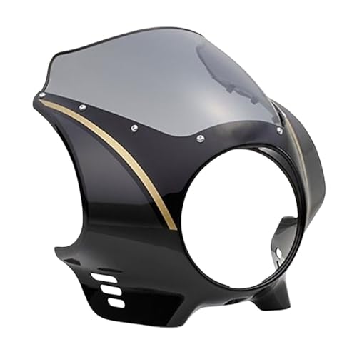 Pare-Brise Moto pour XSR900 2022-2025 avec Carénage et Cache-Phare Noir
