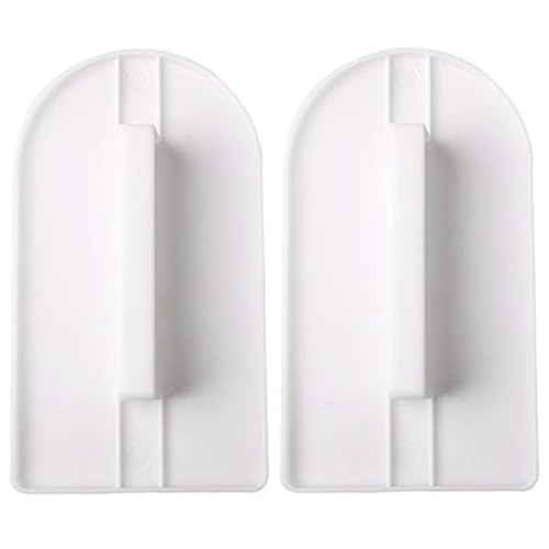 2Pcs Fondant Cake Smoother Polisher, Fondant Smoother Cake Icing Smoother Tool, Fondant Marzipan Sugar Paste Polisher Smoothing Sugrarcraft Cupcake, Suitable for Home Kitchens Cake Candy Shops