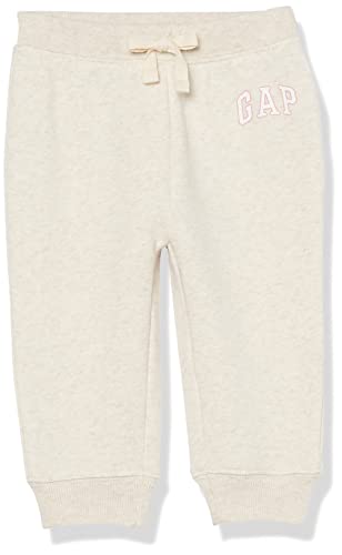 Image of GAP Baby Girls' Logo Pull-on Jogger Sweatpants
