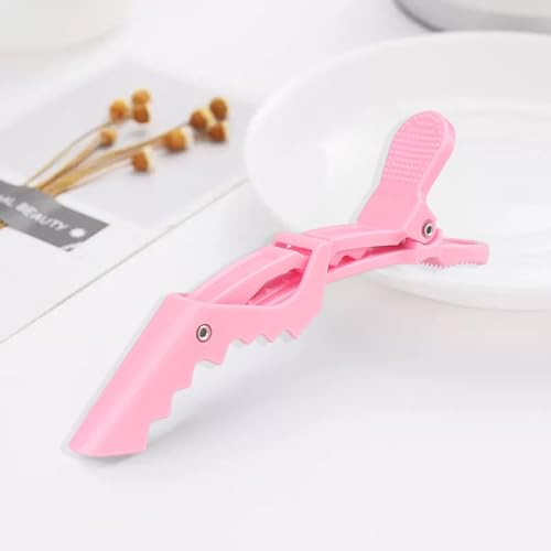 Pinzas para cabello tipo aligátor rosa pack 14 pcs miniatura 3