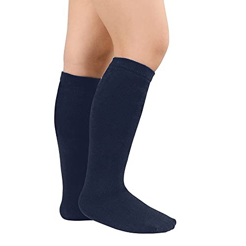 Durio Toddler Kids Soccer Socks Striped Sport Soccer Socks for Boys Girls Cotton Toddler Knee High Tube Socks for kids2