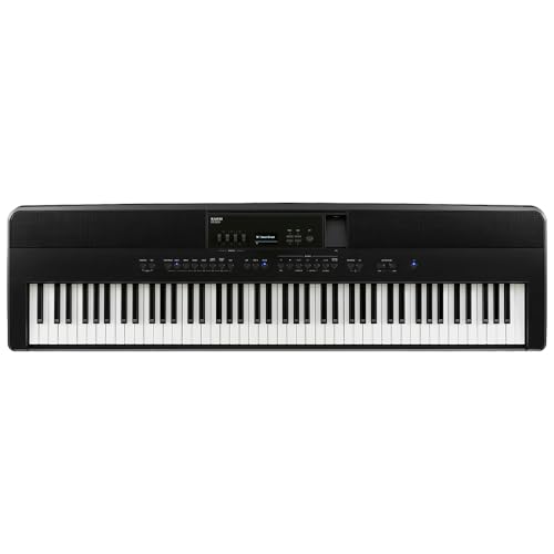 Image of Kawai ES920 88-Key Digital Piano, Satin Black Bundle with Kawai F-10H Damper Pedal and Liquid Audio Polishing Cloth