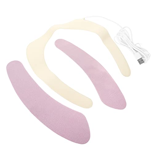 CUBTOL 5Pcs Beheizter Toilettensitz Wärmender Toilettensitz Toilettensitzbezüge Für Badezimmer Toilettensitzwärmer Toilettenwärmer Flanellheizung Weißes Heizkissen Toilettensitz – Bild 5