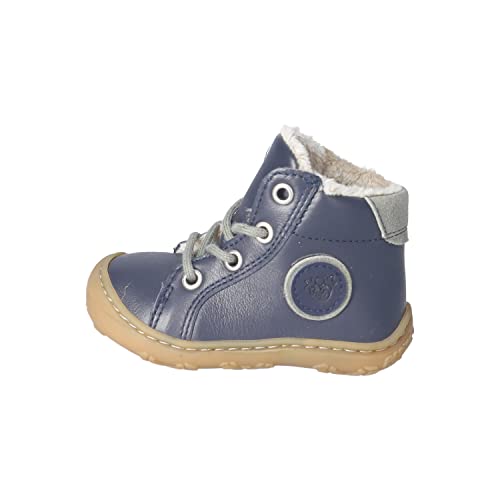 RICOSTA Girls and Boys Georgie Boots,Width: Normal (WMS),Removable Insole, Blue 160, 18 EU2