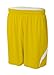 A4 Mens Double Double Short, Medium, Gold/White