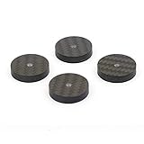 Größe: 25MMX5MM Monosaudio Verstärker Füße, Absorb Shock Verstärker Pads Füße Audio Lautsprecher Anti Vibration Füße Pad Ständer für CD Player Audio Lautsprecher 4 Stück(25mm*5mm)