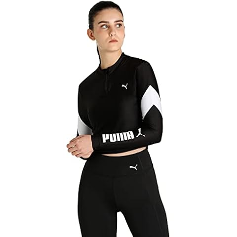 Puma Women's Fit Eversculpt 1/4 Zip Sweatshirt Cover