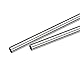 QUARKZMAN 2 Stück 304 Edelstahl Rohr 6,5mm Außendurchmesser Runde Nahtlose Edelstahlrohr 0,2mm Wandstärke Edelstahl Gerade Rundrohr 250mm Länge Silber Metallrohr für Industrie Heim Garten