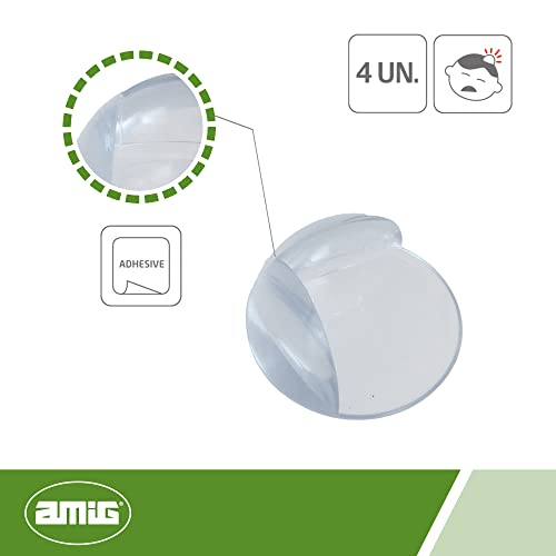 Image of Amig - Flexible Edge Protector | Furniture Edge Protection | Non-Toxic and Transparent | Suitable for Tables and Chairs, White, PVC