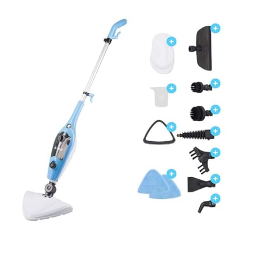 Kymo 2 in 1 Stoomreiniger Én Handstomer - Stoommop - Stoomreiniger vloer - Handstoomreiniger - Geschikt voor alle Vloeren - Stoomdweil - Vloerreiniger - Elektrische Dweil - Vlekkenreiniger