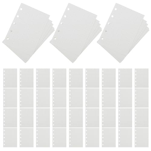 Recambios A8 Zerodeko de 5 agujeros para mini cuadernos de hojas sueltas