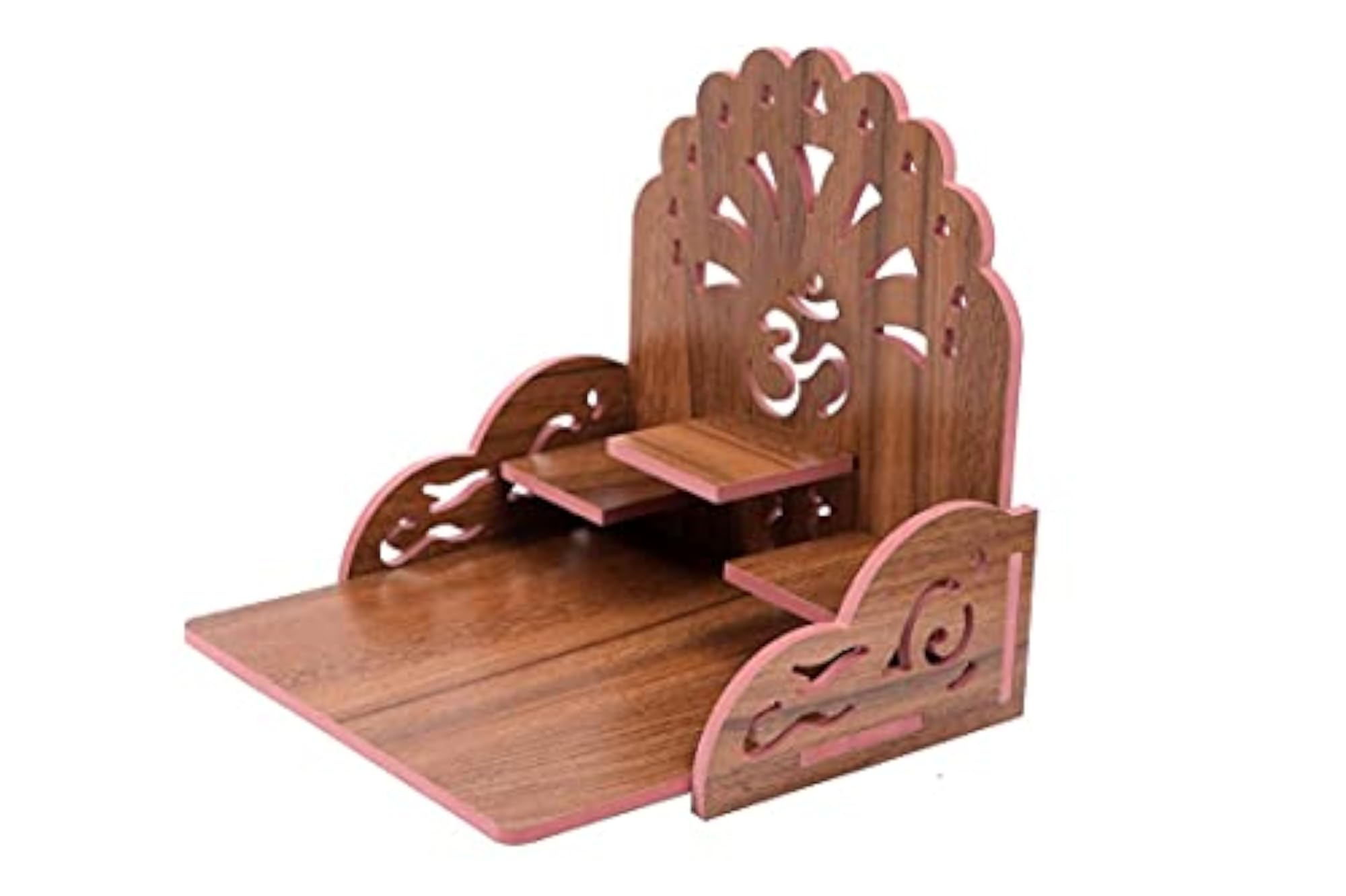 Attractive Wooden Big Temple, Wall Mounted Designer Wood