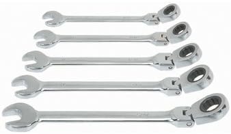 Pittsburgh 5 Piece SAE Flex-Head Combo Wrench Set