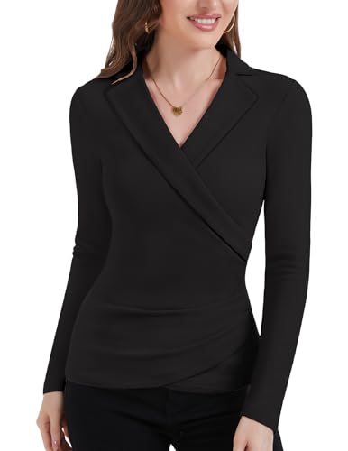 Chemisier thermique femme manches longues stretch et coupe ajustée