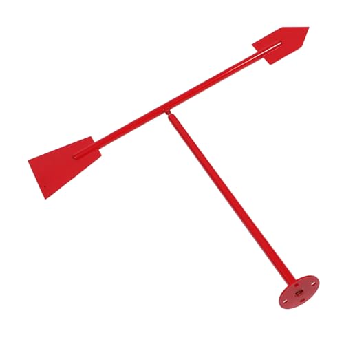 OFFSCH Reflective Wind Indicator Durable Roof Top Decoration for Gardens and Patios Night Visibility Wind Direction Indicator Easy Setup with Wind Sock