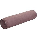 DISEÑO DESMONTABLE: Las almohadas cilíndricas están diseñadas con cremallera, son desmontables, fáciles de poner y quitar, fáciles de cambiar y limpiar, lavables a mano o a máquina para una experiencia de uso mejor y más limpia, haciéndote sentir fresco y cómodo.