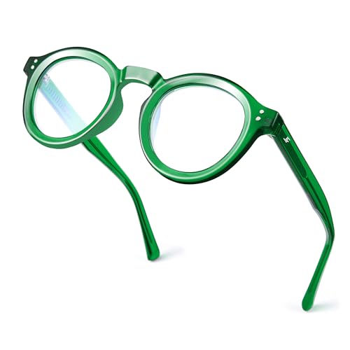 Image of Blue Light Blocking Glasses for Women Men, Square Thick Frame Anti Eyestrain & UV Glare JF6218