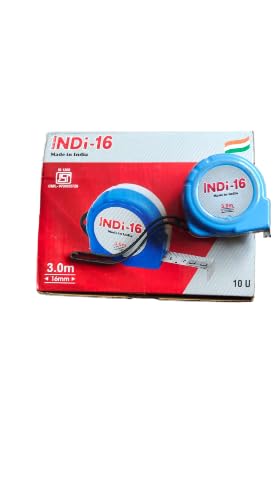 INDi-16 3m:16mm Steel Measuring Tape (Pack of 2) (B0DD787ZB9) Amazon Price History, Amazon Price Tracker
