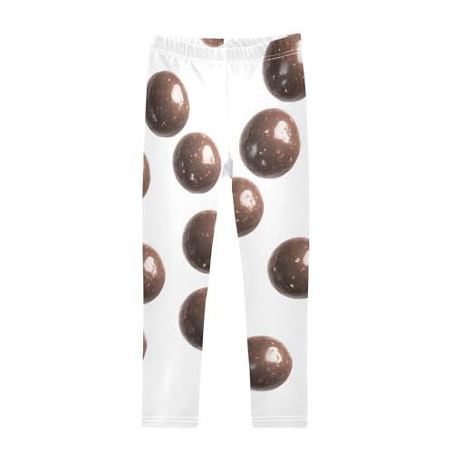 Girls Leggings Chocolate Balls Toddler Girls Clothes Leggings for Girls Toddler Girls Leggings 3-4T