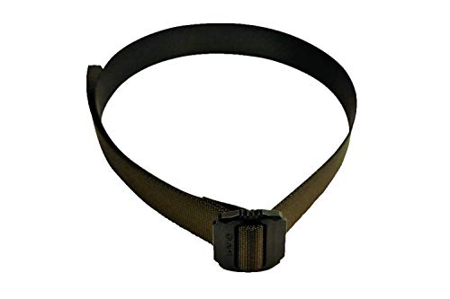 LA Police Gear Men's Reversible 1.5 Inch Tactical Belt, Women's Black Tactical Belt, Military Web Belt