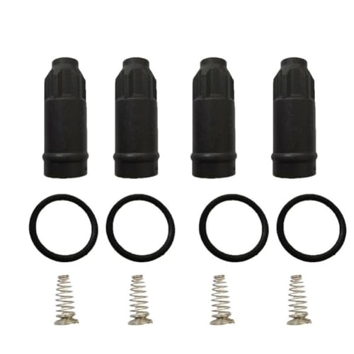 4 pezzi cappuccio candela connettore bobina di accensione stivale in gomma compatibile con Almera Avenir Sunny Vivaro Clio Duster