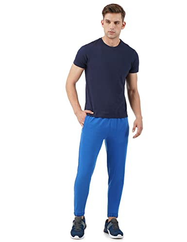 Image of PUMP'D Men's Breathable Cotton Jogger Pants with Elasticated Waistband & Drawstring - Dry Tech, Anti-Odor, Lightweight, Soft Seams