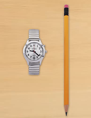 English Talking Watch For Seniors Women With Day-Date Loud Alarm Clock Visually Impaired By Five Senses 1391 #TOP3
